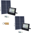 Smte-100W LED Solar Flood Light - Pack of 2 +Smte Keyring