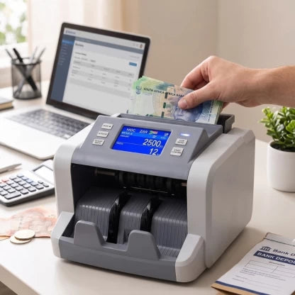 Smte Bank-Grade Mixed Money Counter – CIS & UV/MG Counterfeit Detection Countertop Counterfeit Currency Detector  (MG, MT, UV, WM Detection)