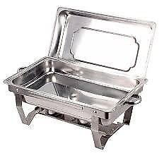 Leopard Single Chafing Dishes - Stainless Steel Buffet Food Warmers