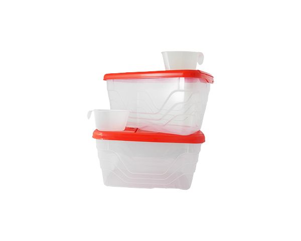 Otima 10 Litre Multi Purpose Storage Container - Clear (4 Pack)