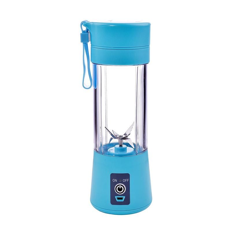 Portable Smoothie Blender, Juicer Food Processor USB Rechargeable - Blue