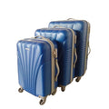 3 Piece Blue Star Luggage Set - Blue - Blue