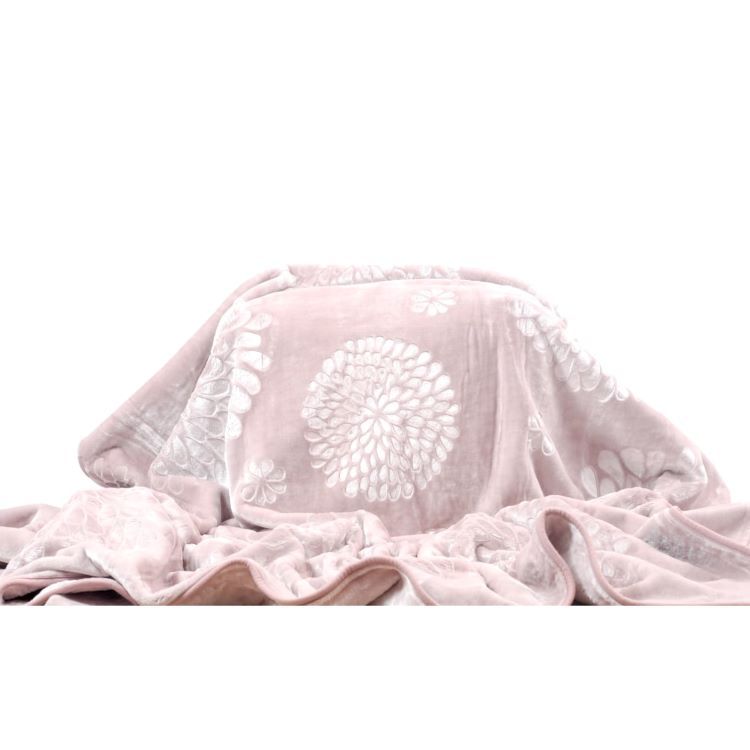 Pure Mink Blanket - Salmon Pink