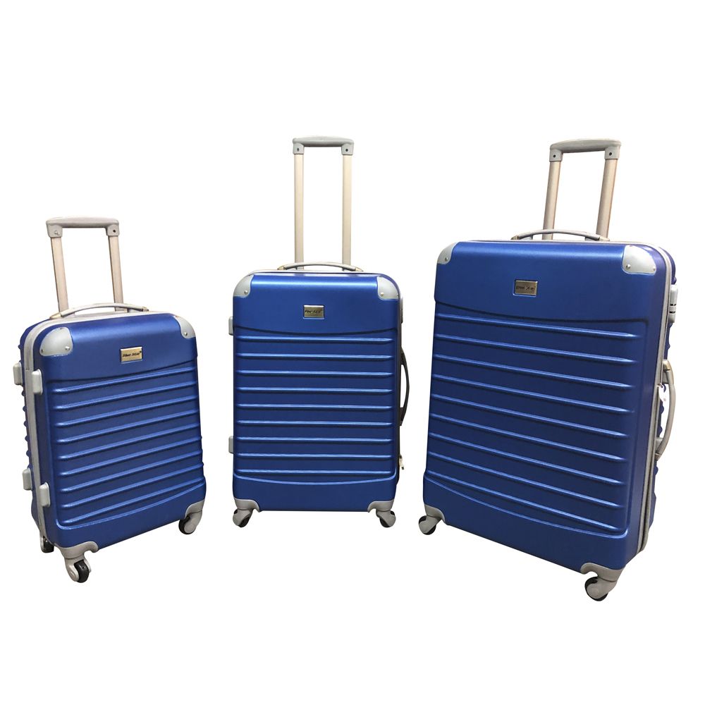 3 Piece Luggage Set  - Green - Blue