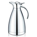 Stainless steel mirror finish vacuum jug with metal lid (1.4L)