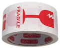 Fragile Tape With Glass Print - 48mm x 50m