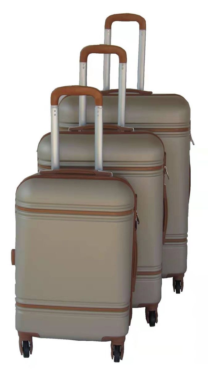 3 Piece Nexco Travel Luggage Bag Set - Gold