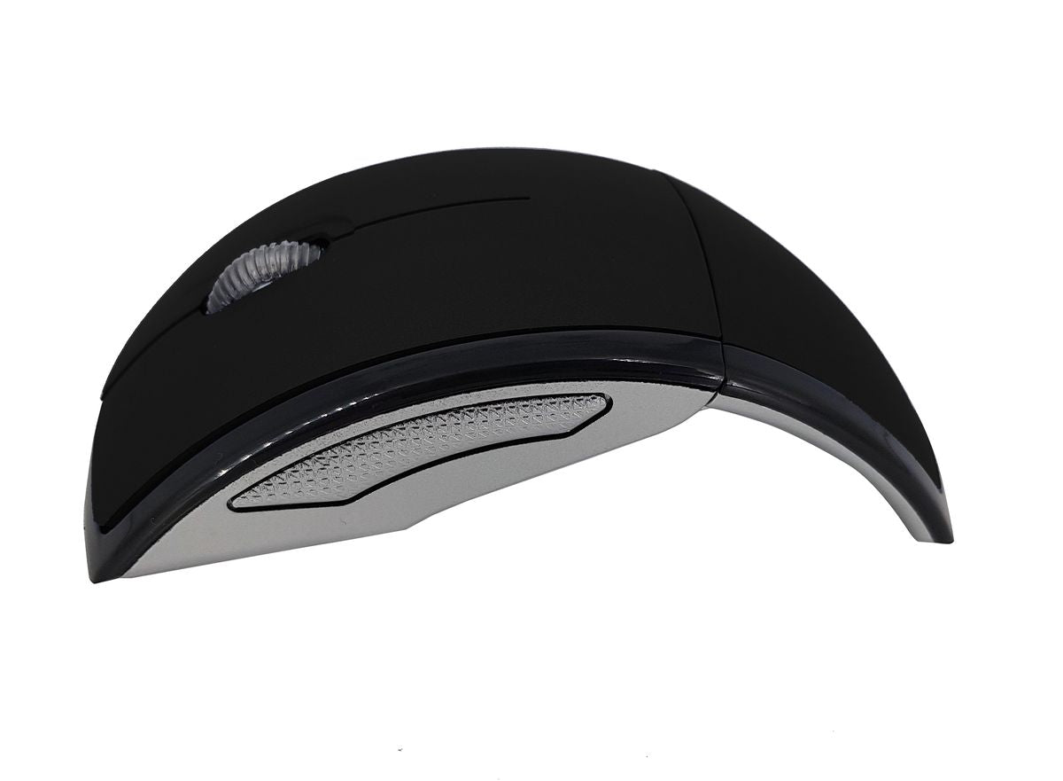 Foldable 2.4G Wireless Mouse - Black