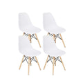 Replica Eames Side Chairs - Set of 4 - White