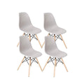 Replica Eames Side Chairs - Set of 4 - Grey