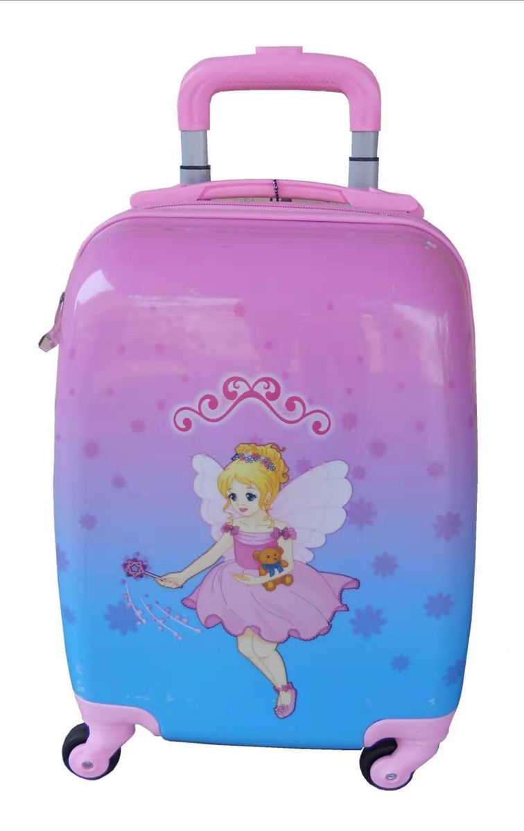 Kiddies Cartoon Hand Luggage Kids School Bag Suitcase for Children - Tinkerbelle