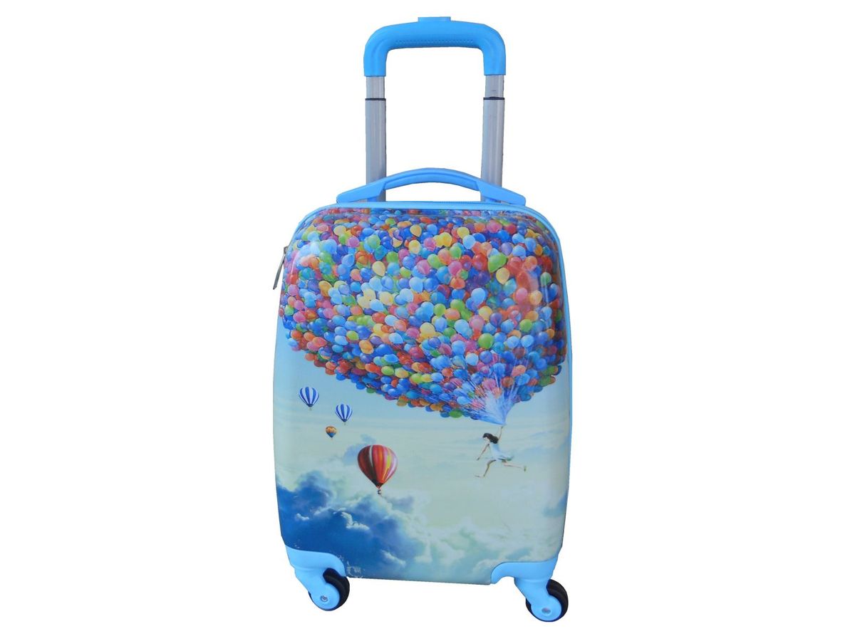 Kiddies Cartoon Hand Luggage Kids School Bag Suitcase for Children - Balloon