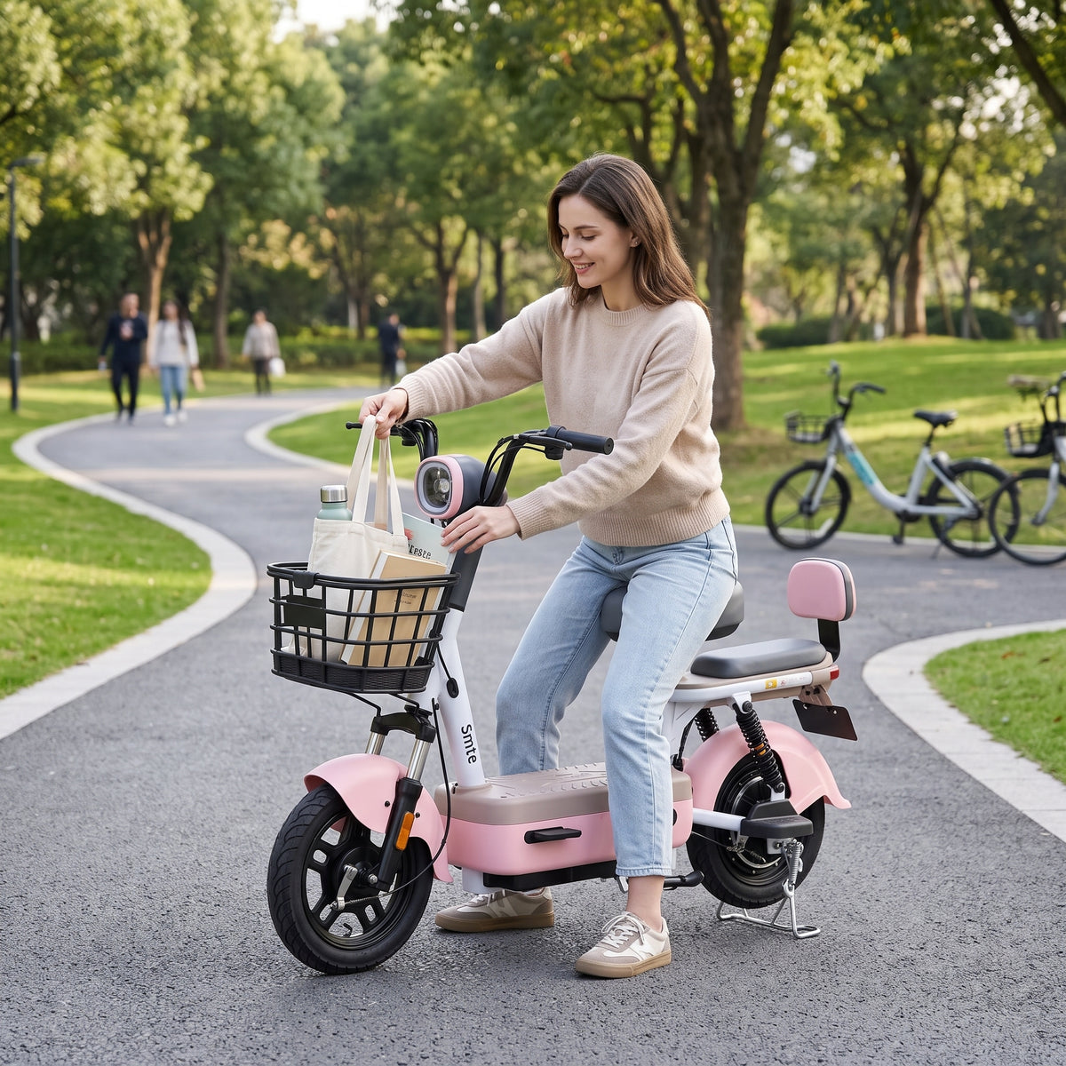 Smte C7 Electric Commuter Bike – 500W Brushless Motor, 48V 20Ah Battery, 40km/h Top Speed & 55km Range