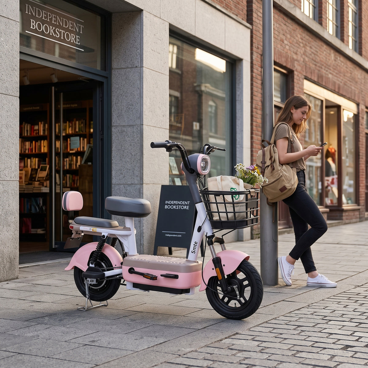 Smte C7 Electric Commuter Bike – 500W Brushless Motor, 48V 20Ah Battery, 40km/h Top Speed & 55km Range