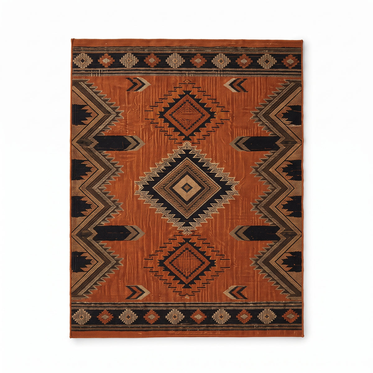 SMTE - Mzansi Paradises Orange / Orange Rug - 160 x 225 cm Area Carpet ZULF12