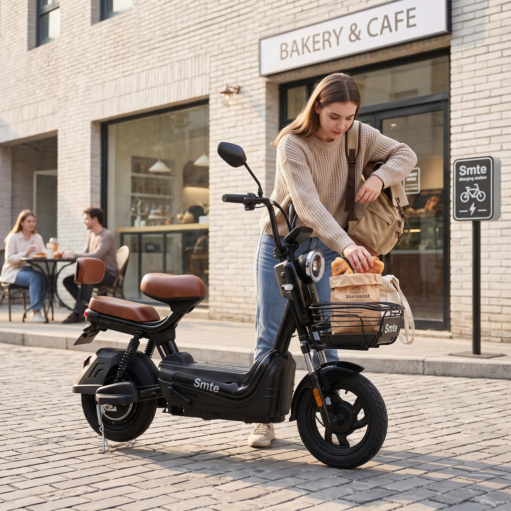 Smte C7 Electric Commuter Bike – 500W Brushless Motor, 48V 20Ah Battery, 40km/h Top Speed & 55km Range