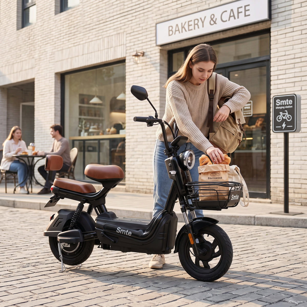 Smte C7 Electric Commuter Bike – 500W Brushless Motor, 48V 20Ah Battery, 40km/h Top Speed & 55km Range