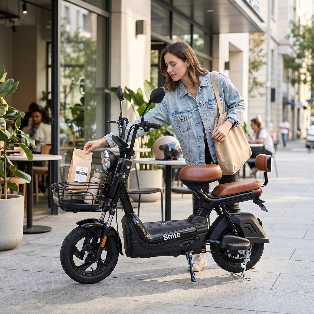 Smte C7 Electric Commuter Bike – 500W Brushless Motor, 48V 20Ah Battery, 40km/h Top Speed & 55km Range