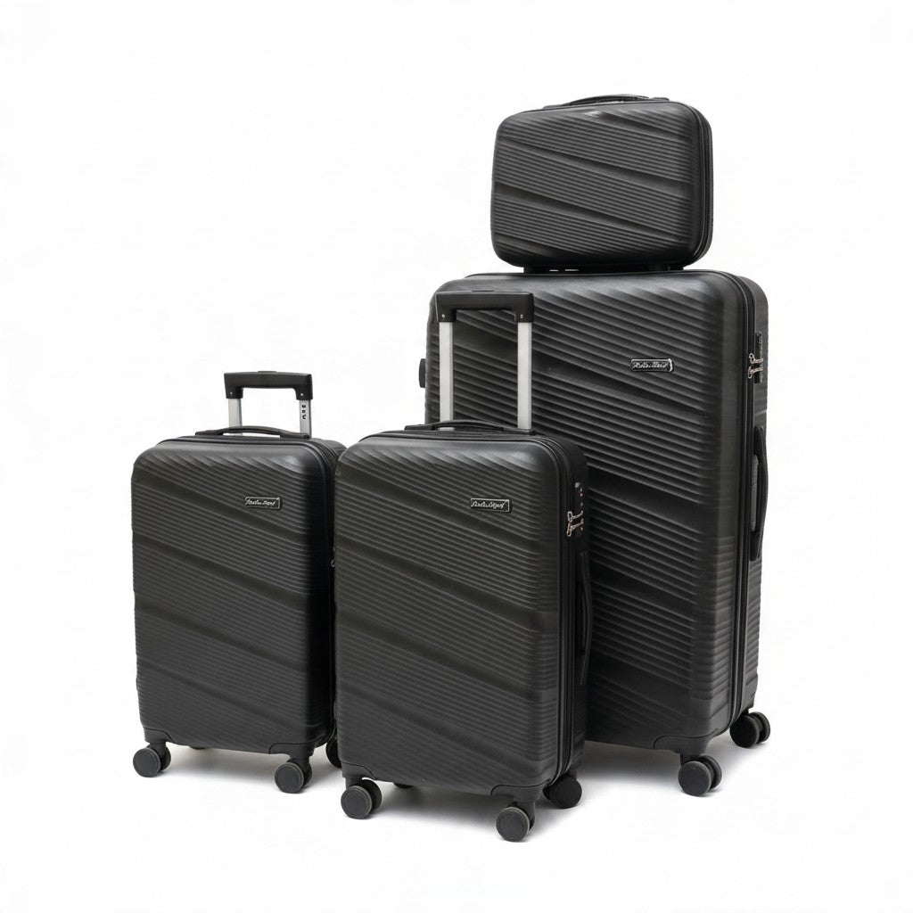 Sastro Gear 4-Piece Luggage Set - RANDOM Design & Colour (No Choice)