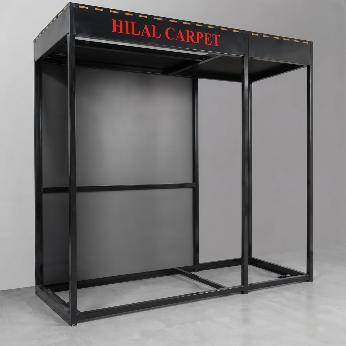 SMTE Hilal Carpet Black Mat 0.6m x 0.9m Display Stand Set Zulf19