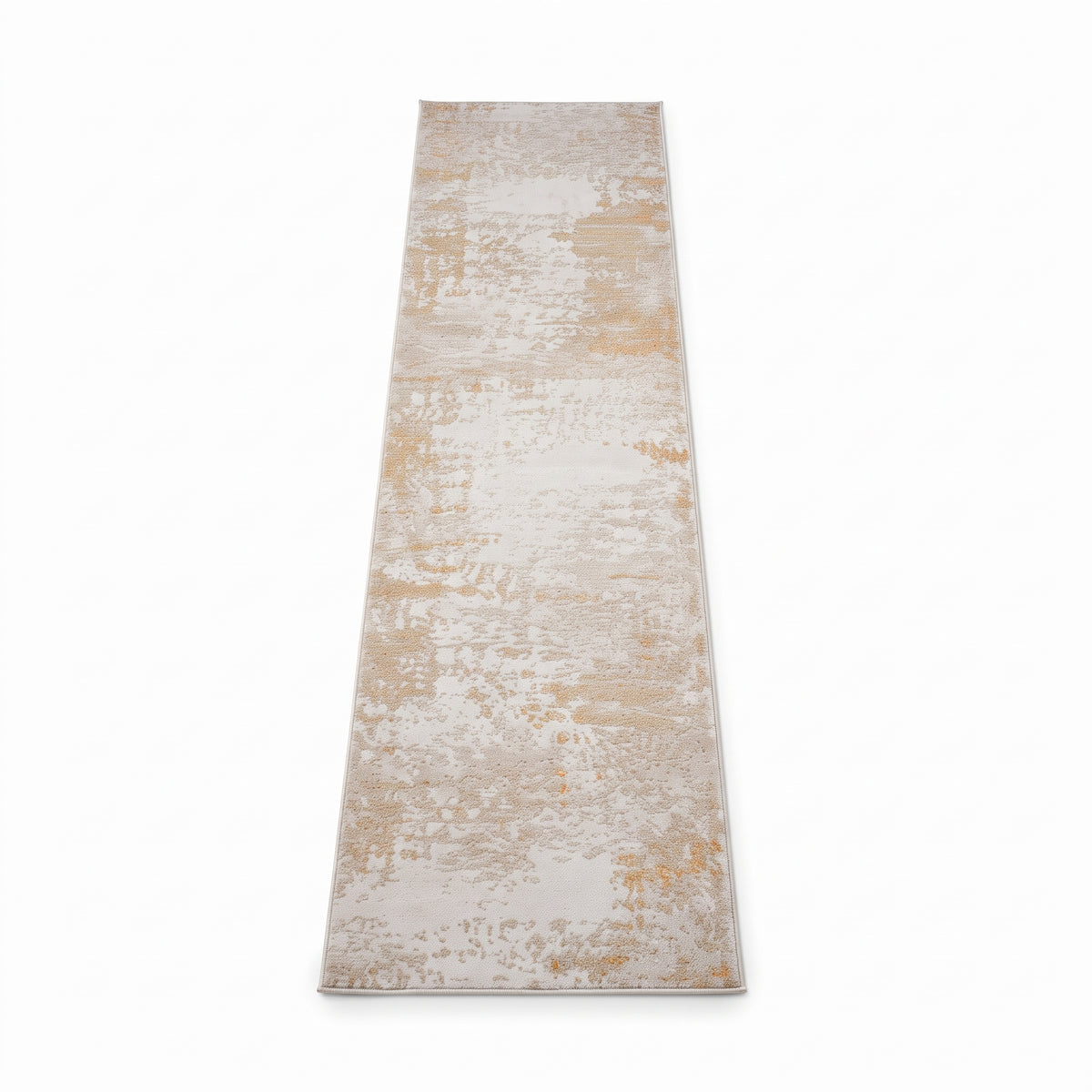 SMTE - Alexandria Runner Beige / Orange Rug - 80 x 300 cm Area Carpet ZULF15