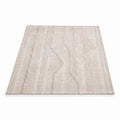 SMTE - Cream Beige Grey Rug - 160 x 230 cm Modern Area Carpet