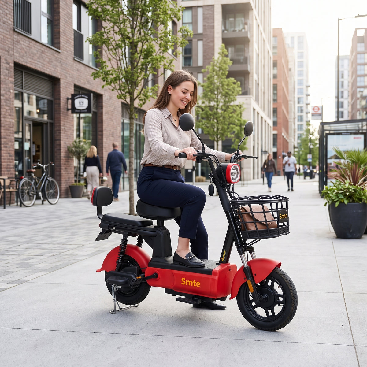 Smte C7 Electric Commuter Bike – 500W Brushless Motor, 48V 20Ah Battery, 40km/h Top Speed & 55km Range
