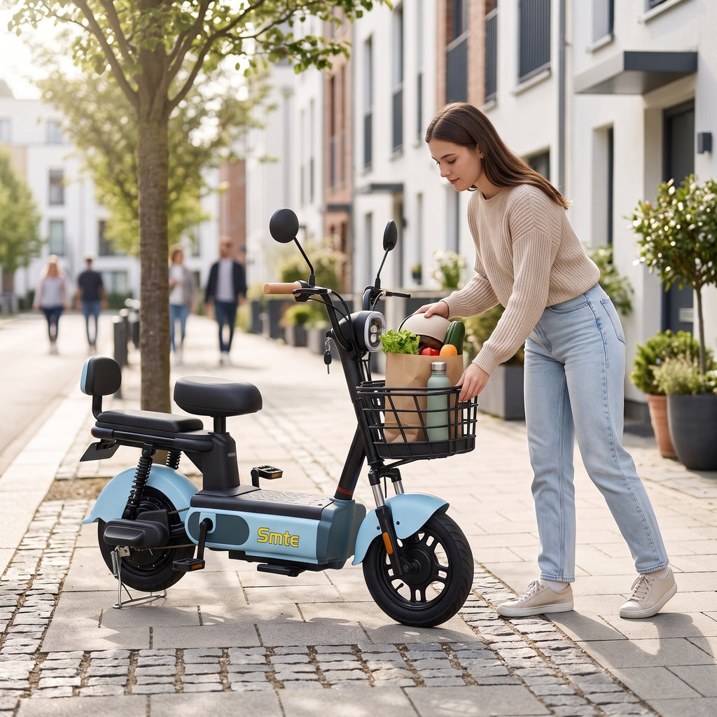 Smte C7 Electric Commuter Bike – 500W Brushless Motor, 48V 20Ah Battery, 40km/h Top Speed & 55km Range