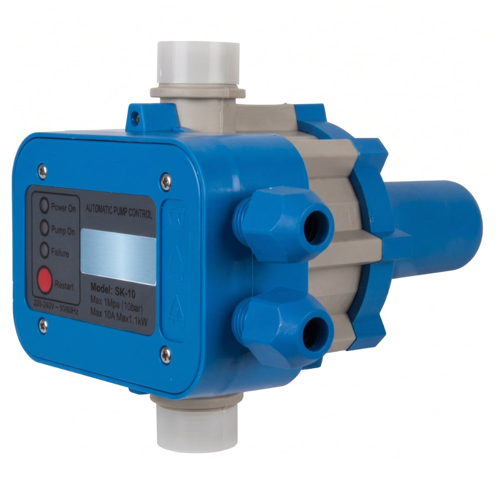 Smte Automatic Water Pump Pressure Controller Unit (Model SK-10, 230V, 10A, 1.1KW, 10Bar, IP65)