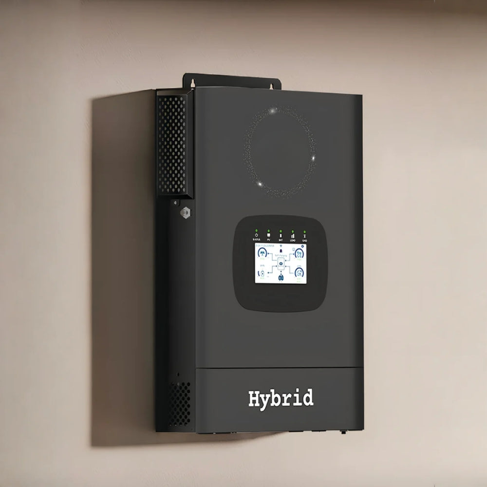 SMTE 5kW AI Hybrid Inverter – 48V Pure Sine Wave Solar Inverter with 7.5kW MPPT (Parallel Scalable up to 45kW)