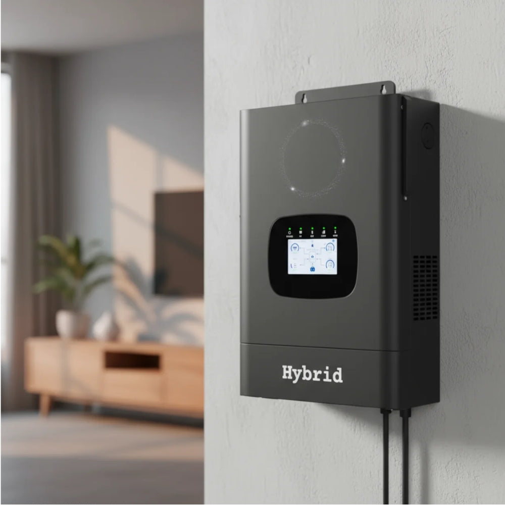 SMTE 3kW AI Hybrid Inverter – Pure Sine Wave Solar Inverter with Dual AC Output & Smart Load Management