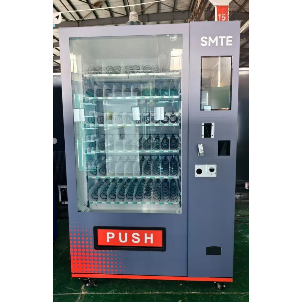 SMTE- Commercial Smart Vending Machine with 15.6″ Touchscreen – Cooling, Cash & Card Payment | Pre-Order