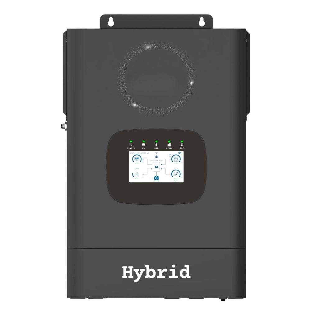 SMTE 5kW AI Hybrid Inverter – 48V Pure Sine Wave Solar Inverter with 7.5kW MPPT (Parallel Scalable up to 45kW)
