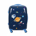 SMTE Sastro Gear Kids Space Astronaut Suitcase Navy Blue 4 Wheels
