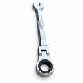 SMTE 18mm flexible-head combination wrench in silver finish