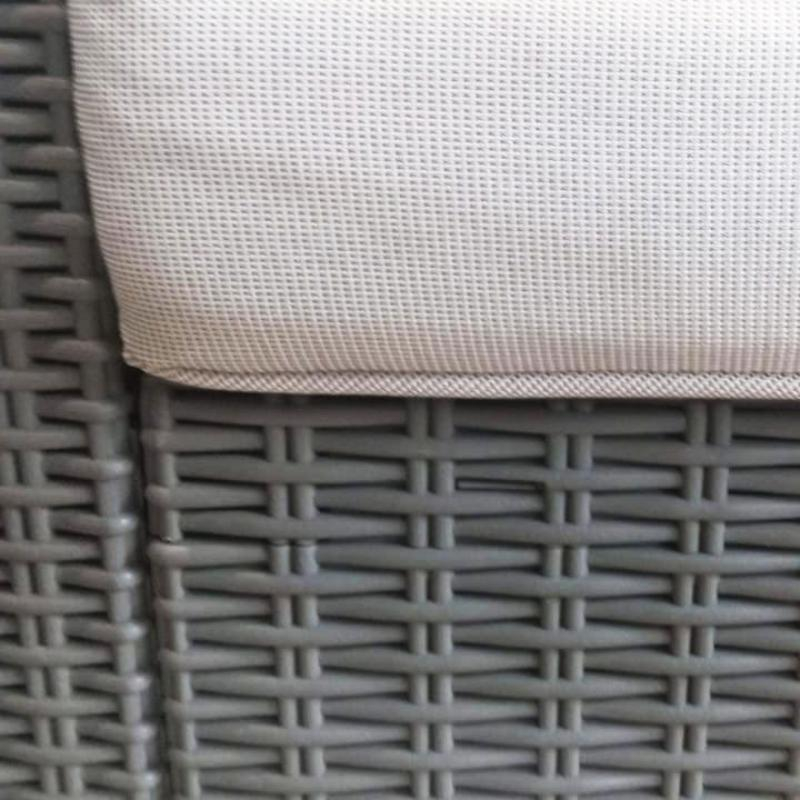 SMTE 5 Piece Outdoor Wicker Sectional Sofa Set with Coffee Table