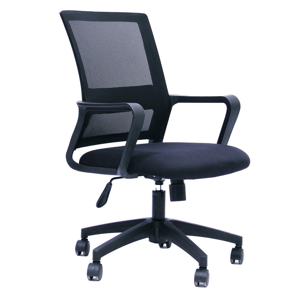 SMTE S-8610 Ergonomic Swivel Mesh Office Desk Chair with Tilt & Lumbar Support