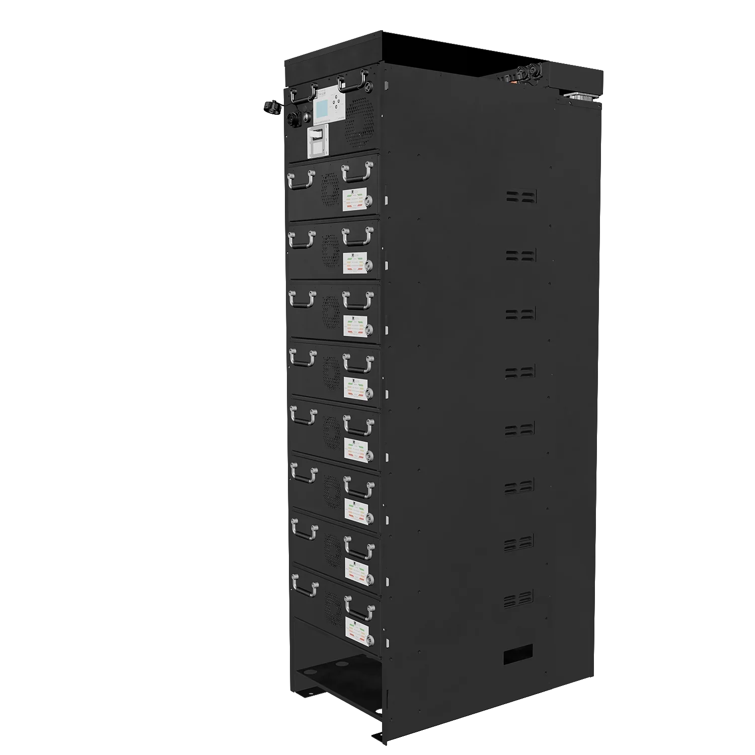 SMTE Megatron 39.9kWh High Voltage LiFePO4 Lithium Battery Set – Commercial Energy Storage (Includes HV Master Controller & Server Rack Stand)