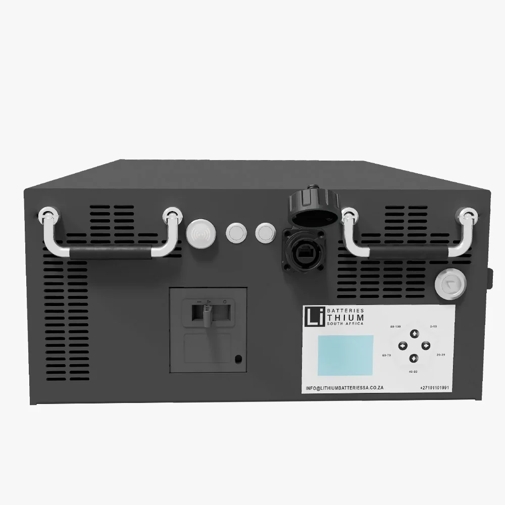 SMTE Megatron 63.9kWh High Voltage LiFePO4 Lithium Battery Set – Commercial Energy Storage (Includes HV Master Controller & Heavy-Duty Rack Stand)