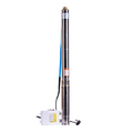 SMTE 3SBL 140W 24V DC Solar Submersible Borehole Deep Well Pump (1300L/h, 50m Head)