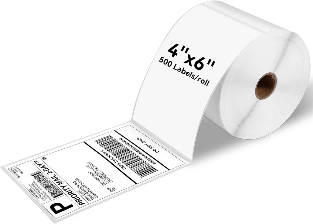 SMTE 4x6 Direct Thermal Shipping Labels - 500 Labels