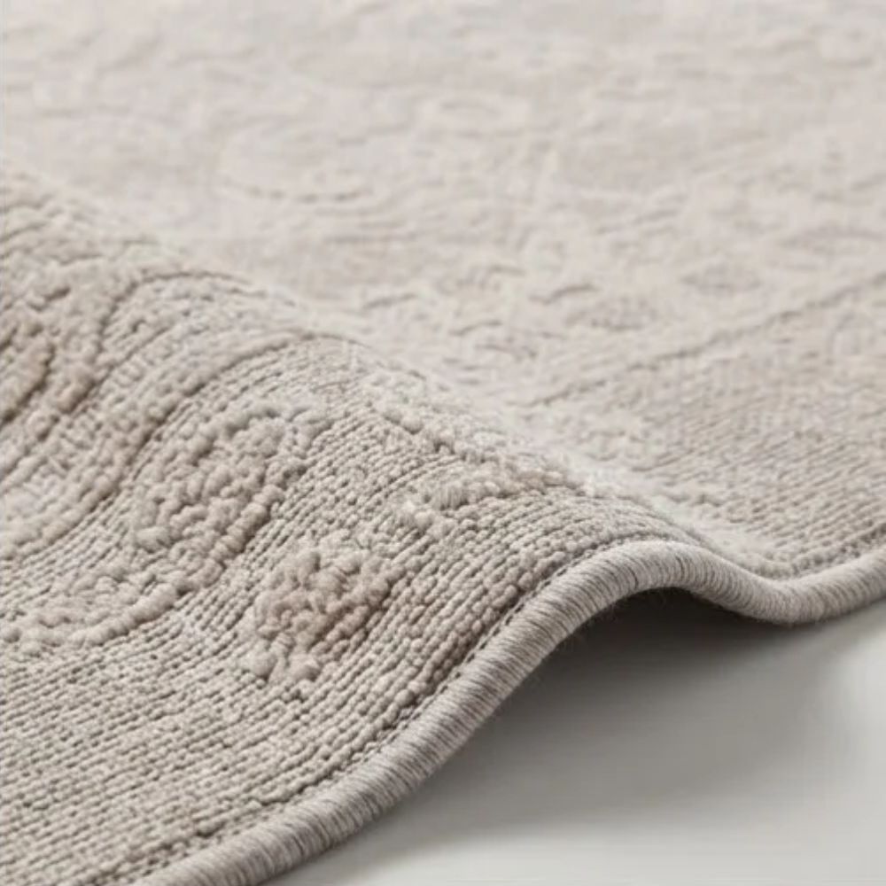 SMTE - Beige Traditional Rug - 120 x 170 cm Area Carpet