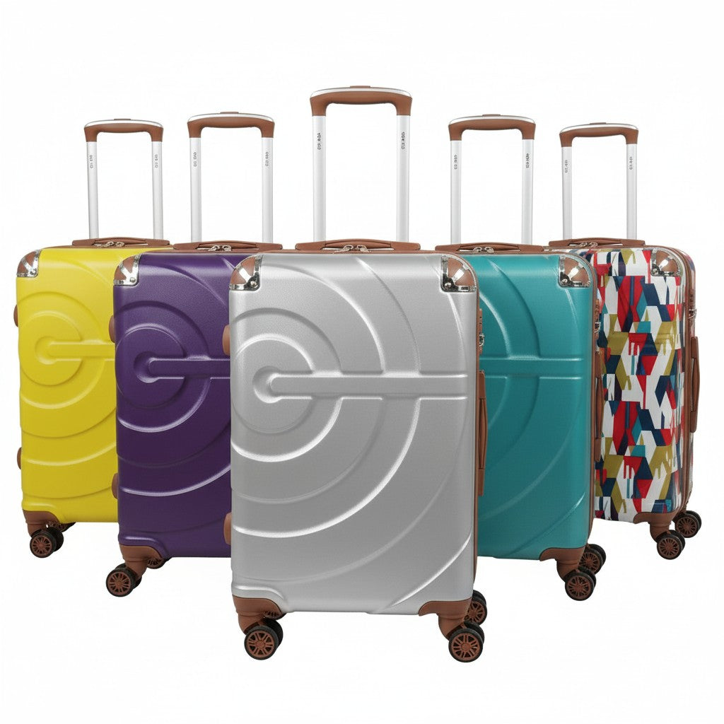 SMTE 21 Inch Hard Shell Any Protected Travel Trolley Suitcase Assorted Color