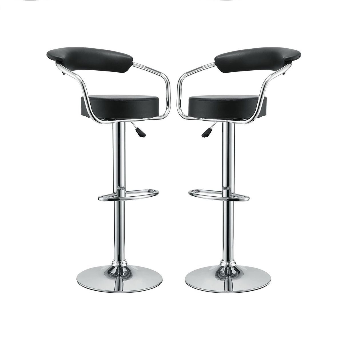SMTE - Chrome Base Bar Stools