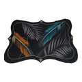 SMTE -  Quality Large 3D Printed European Style Rug - Black & Grey - F1 - B22