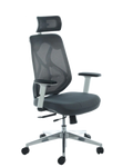 SMTE - Office Chairs - Ergonomic Executive Mesh with Headrest - Grey