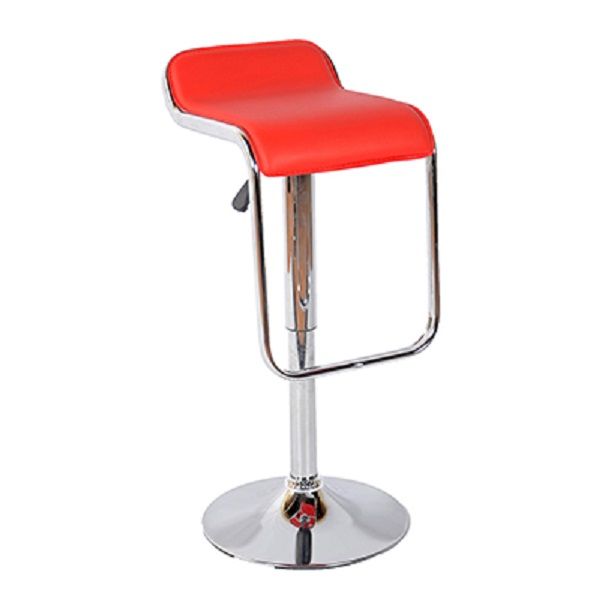 SMTE - Adjustable Height Swivel 683 Bar Stoo l Set of 2Red