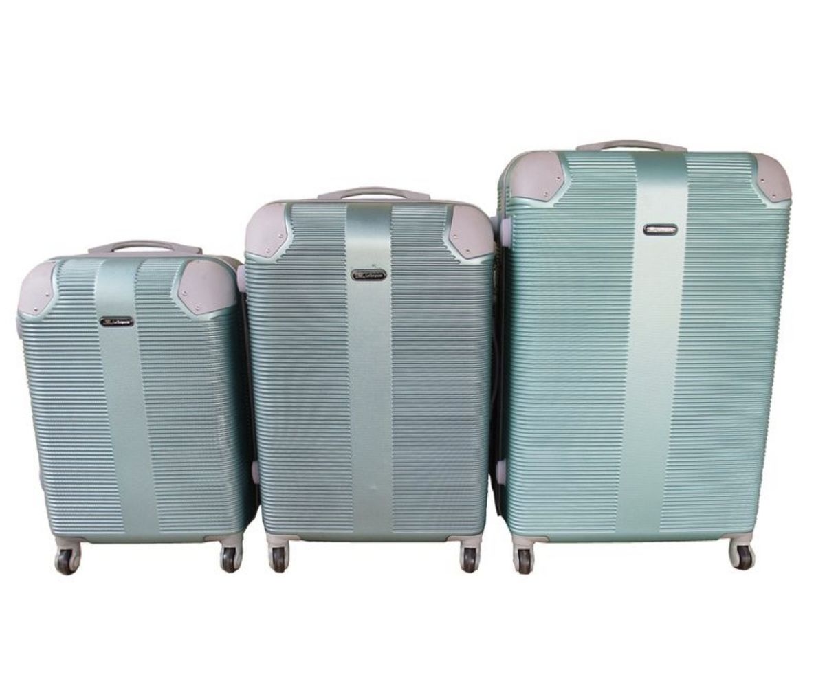 SMTE - Expert Travel Ware - 3 Piece Luggage Set - Green