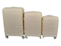 SMTE - Acesa Hard Shell Elite Suitcase Set 3 Piece - White