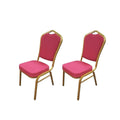 SMTE - 2 Quality Fabric Function - Hospitality Chair - Red